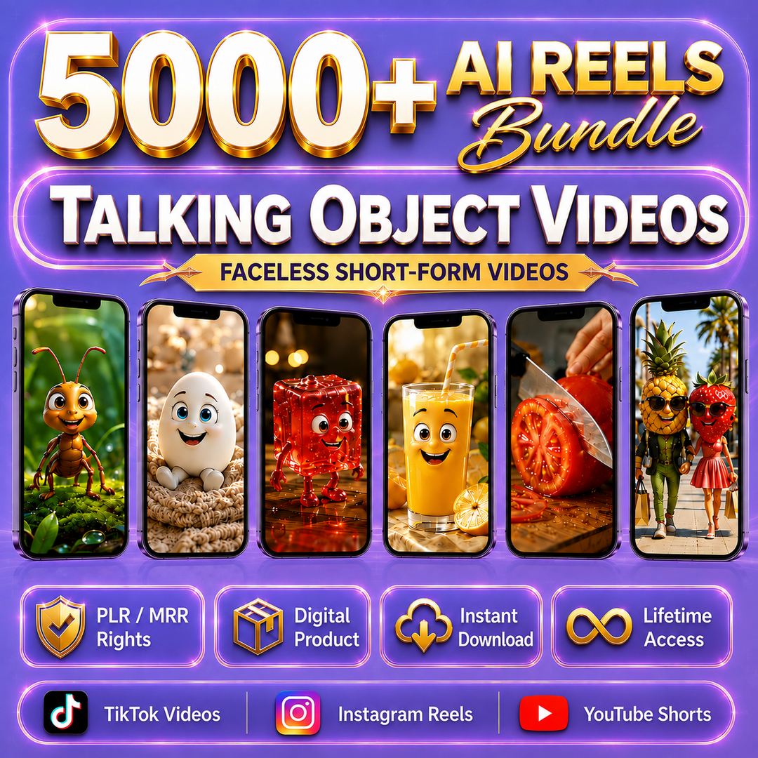 5000+ AI Reels Bundle-Download & Use it